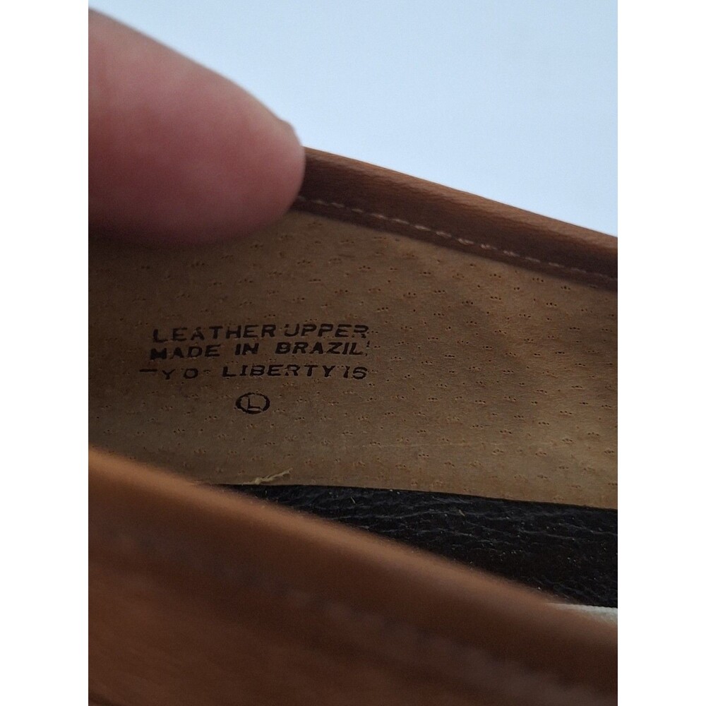 Enzo Angiolini Brown Leather Loafers Women's Sz 9M Slip On Made In Italy Luxury - Picture 8 of 12
